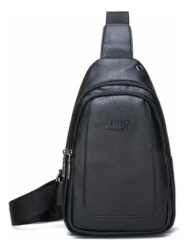 Mochila Crossbody Bag Jeep - A Pedido_exkarg Negro Liso