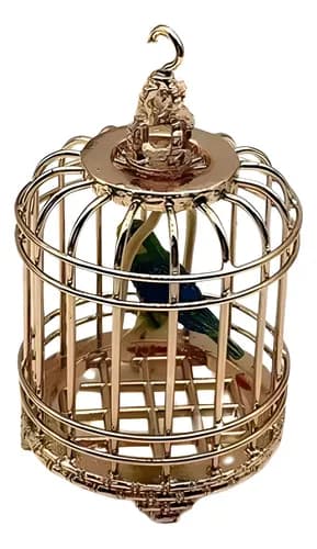 Jaula De Pajaros Casa De Muñecas - A Pedido_exkarg Marrón