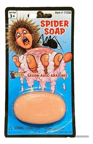 Juego De Broma Spider Soap Bar - A Pedido Piel