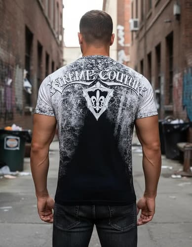 Remera Affliction Men's Hector Black - A Pedido_exkarg Negro M