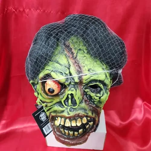 Mascara Chamber Horrors /trick Or Treats - A Pedido_exkarg Verde