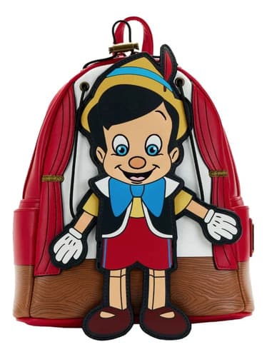 Mochila Disney Loungefly Pinocho - A Pedido_exkarg Rojo