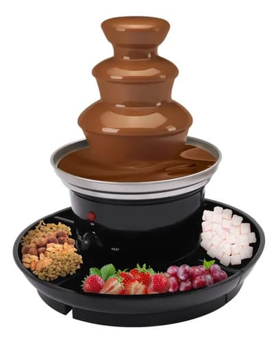 Fuente De Chocolate De 3 Niveles Acero Inoxidable - A Pedido