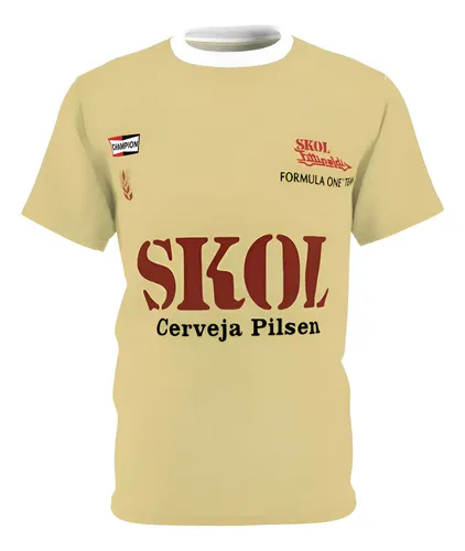 Remera 1980 Fittipaldi F8 F1 - A Pedido_exkarg Beige Estampada M