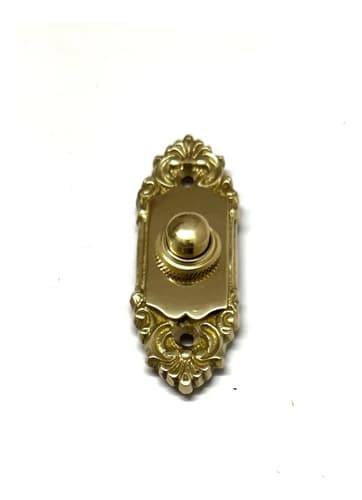 Pulsador Timbre Petite French Baroque - A Pedido_exkarg Bronce