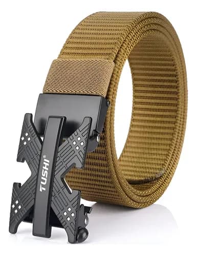 Cinturon Tactico Leisure Belt Alloy - A Pedido_exkarg Negro 125 Cm