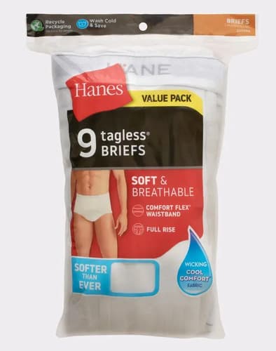 Pack X 9 Slips Hanes - A Pedido_exkarg Blanco 38